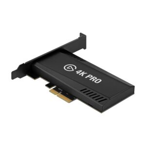 Elgato 4K Pro, Interne Capture Card: 8K60-Doorvoer/4K60 HDR10 met minieme vertraging opPS5/Pro, Xbox Series X/S, Switch 2, OBS en meer, voor streaming & opnemen, werkt met...