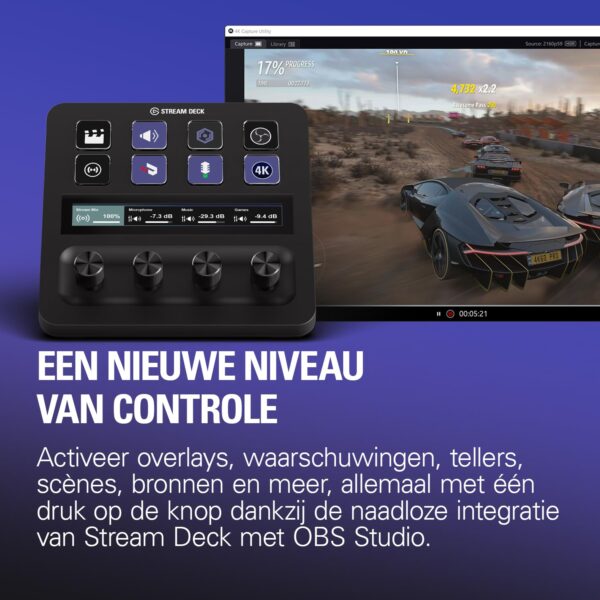 Elgato 4K Pro, Interne Capture Card: 8K60-Doorvoer/4K60 HDR10 met minieme vertraging opPS5/Pro, Xbox Series X/S, Switch 2, OBS en meer, voor streaming & opnemen, werkt met...