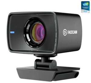 Elgato Facecam - 1080p60 True Full HD-webcam voor livestreaming, gaming, videogesprekken, Sony sensor, Geavanceerde lichtcorrectie, DSLR-stijlregeling, werkt met OBS, Zoom,...
