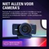 Elgato Facecam 4K – 4K60-studiowebcam, DSLR-achtige bediening, filmische effecten, 49 mm-objectieffilters, HDR, ongecomprimeerde video, geoptimaliseerd scherpstelgebied | USB-C...