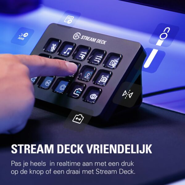 Elgato Facecam MK.2 – Premium Full HD Webcam voor streaming, gaming, videogesprekken, opnames, HDR-compatibel, Sony Sensor, PTZ Control – werkt met OBS, Zoom, Teams en meer,...