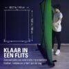 Elgato Green Screen, Collapsible Chromakey Background, Pleat-free Fabric and Ultra-Fast Background Immersion Setup for Streaming, Video Meeting, on Instagram, TikTok, Zoom,...