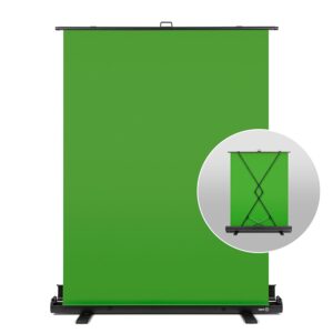 Elgato Green Screen, Collapsible Chromakey Background, Pleat-free Fabric and Ultra-Fast Background Immersion Setup for Streaming, Video Meeting, on Instagram, TikTok, Zoom,...