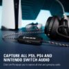 Elgato HD60 X - Stream en neem op in 1080p60 HDR10 of 4K30 met ultralage latentie, zwart & Elgato Chat Link Pro - Audio-adapter voor PS5, PS4, Nintendo Switch