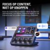 Elgato Stream Deck+, Audio Mixer, Live Production and Studio Controller for Content Creators, Streaming, Gaming, with customizable touch strip dials and LCD keys, works with Mac...