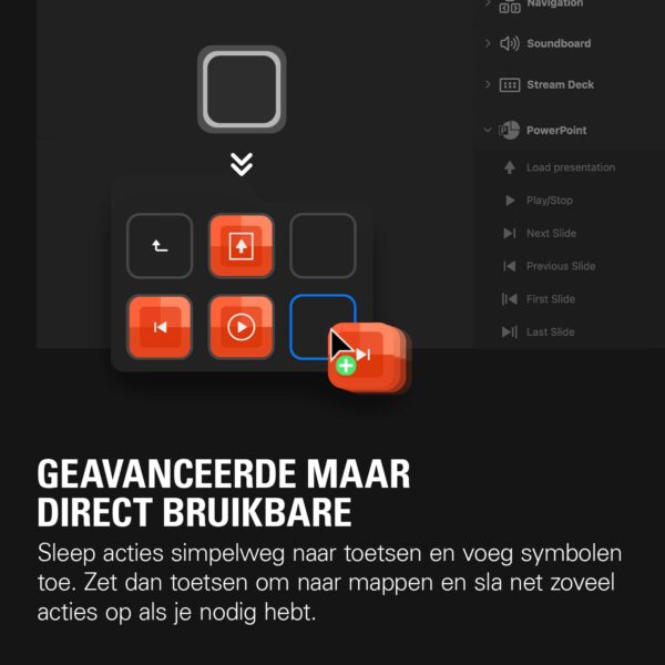 Elgato Stream Deck Mini – Control Zoom, Teams, PowerPoint, MS Office and more, Boost productivity with seamless integration for everyday apps, Easily set shortcuts, Mac and PC...