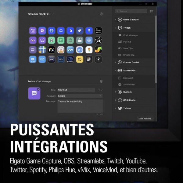 Elgato Stream Deck XL – Advanced studio controller, 32 macro keys, launches actions in apps and software such as OBS, Twitch, YouTube and more, works with Mac and PC