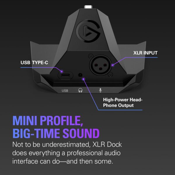 Elgato Stream Deck + XLR - Audio Mixer & Controller, XLR to USB rear microphone interface, compatible with any XLR microphone for podcasting, streaming, content creators, dials...