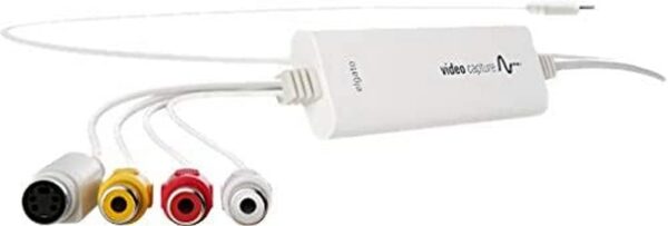 Elgato Video Capture – USB 2.0 Capture Card-apparaat, eenvoudig in gebruik, converteert analoog naar digitaal, met VHS VCR TV naar DVD-Adapter, voor Mac, Windows of iPad