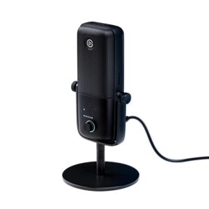 Elgato Wave:3 - Premium Studio Quality USB Condenser Microphone for Streaming, Podcasts, Gaming & Home Office, Free Mixer Software, Sound Effect Plugins, Plug & Play, for Mac, PC