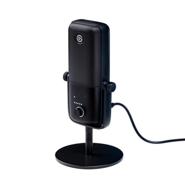 Elgato Wave:3 - Premium Studio Quality USB Condenser Microphone for Streaming, Podcasts, Gaming & Home Office, Free Mixer Software, Sound Effect Plugins, Plug & Play, for Mac, PC