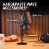 Elgato Wave:3 - Premium Studio Quality USB Condenser Microphone for Streaming, Podcasts, Gaming & Home Office, Free Mixer Software, Sound Effect Plugins, Plug & Play, for Mac, PC
