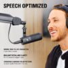 Elgato Wave DX - Dynamic XLR Microphone, Cardioid Pattern, Noise Cancellation, Voice Optimized for Podcasts, Streaming, No Signal Booster Needed, Works with Any Interface, for...