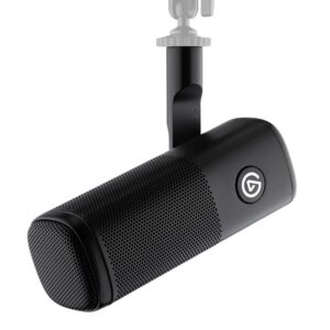 Elgato Wave DX - Dynamic XLR Microphone, Cardioid Pattern, Noise Cancellation, Voice Optimized for Podcasts, Streaming, No Signal Booster Needed, Works with Any Interface, for...