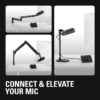 Elgato Wave DX - Dynamic XLR Microphone, Cardioid Pattern, Noise Cancellation, Voice Optimized for Podcasts, Streaming, No Signal Booster Needed, Works with Any Interface, for...