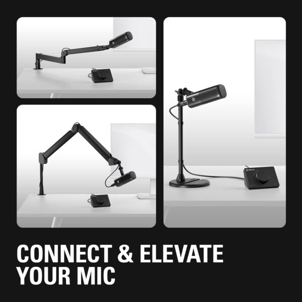 Elgato Wave DX - Dynamic XLR Microphone, Cardioid Pattern, Noise Cancellation, Voice Optimized for Podcasts, Streaming, No Signal Booster Needed, Works with Any Interface, for...