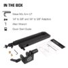 Elgato Wave Mic Arm LP, Premium Low Profile Microphone Arm and Cable Ducts, Desk Clamp, Versatile Attachment and Fully Adjustable, Perfect for Podcasts, Streaming, Gaming, Home...