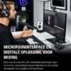 Elgato Wave XLR – Microphone Interface, XLR/USB-C, Anti-Clipping, 75 dB Amplifier, Phantom Power, Direct Monitor, Touch Mute, Wave Link App for Digital Mixing