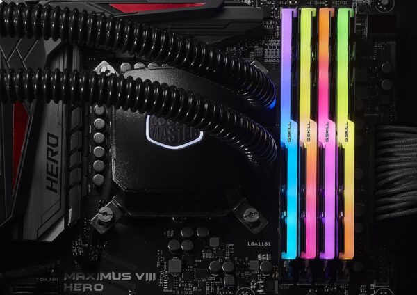 G. Skill Trident Z RGB 32GB DDR4 3200MHz Module Geheugenmodule (32GB, 4x 8GB, DDR4, 3200MHz, zwart)