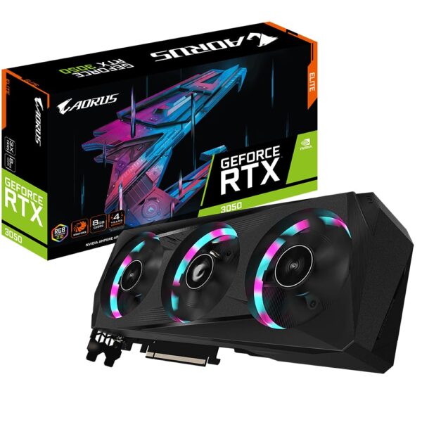Gigabyte AORUS GeForce RTX 3050 ELITE 8 GB grafische kaart