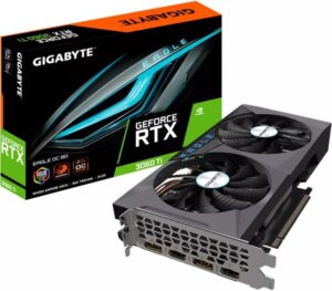 GIGABYTE GeForce RTX 3060 Ti Eagle 8G OC grafische kaart, Multi kleuren