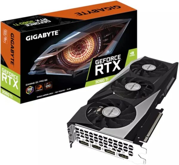 Gigabyte GeForce RTX 3060 Ti GAMING OC PRO 8GB V3 LHR Videokaart