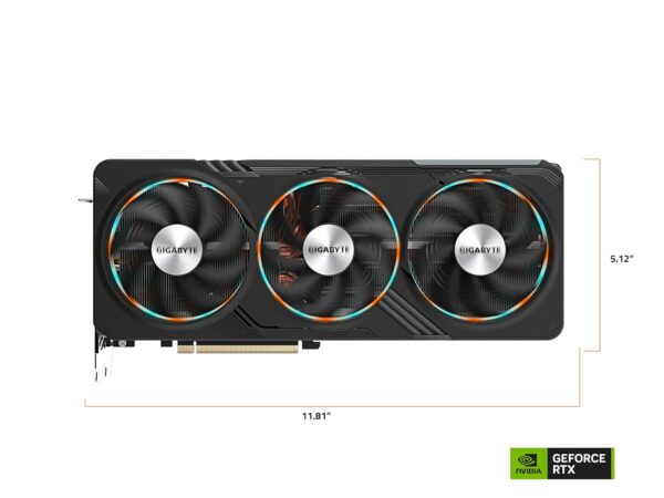 Gigabyte GeForce RTX 4070 Ti GAMING OC V2 12G grafische kaart, 3x WINDFORCE ventilatoren, 12 GB 192-bit GDDR6X, GV-N407TGAMING OCV2-12GD videokaart