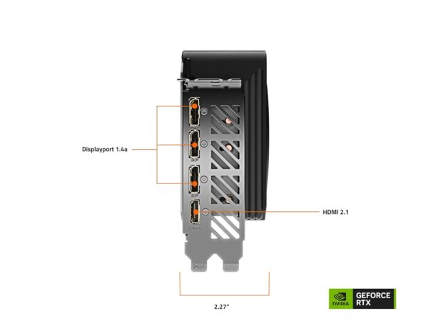 Gigabyte GeForce RTX 4070 Ti GAMING OC V2 12G grafische kaart, 3x WINDFORCE ventilatoren, 12 GB 192-bit GDDR6X, GV-N407TGAMING OCV2-12GD videokaart