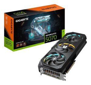 Gigabyte GeForce RTX 5070 GAMING OC 12G grafische kaart - 12 GB GDDR7, 192bit, PCI-E 5.0, 2625 MHz Core Clock, 3 x DP 2.1a, 1 x HDMI 2.1b, NVIDIA DLSS 4, GV-N5070GAMING OC-12GD