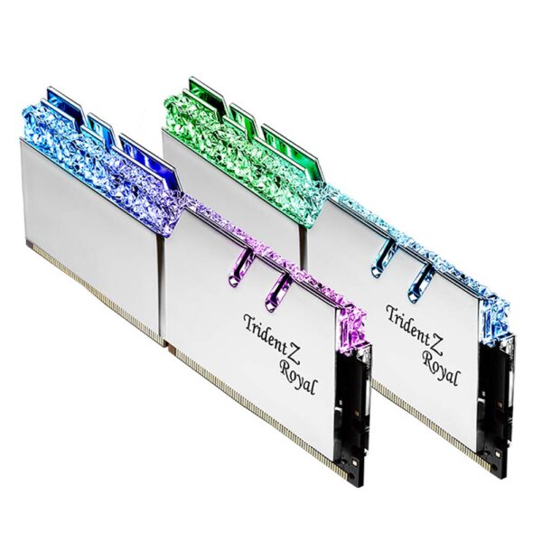 G.Skill 32 GB (2 x 16 GB) DIMM DDR4 Trident Z Royal RGB PC4-25600 (3200 MHz) (wit) F4-3200C16D-32GTRS