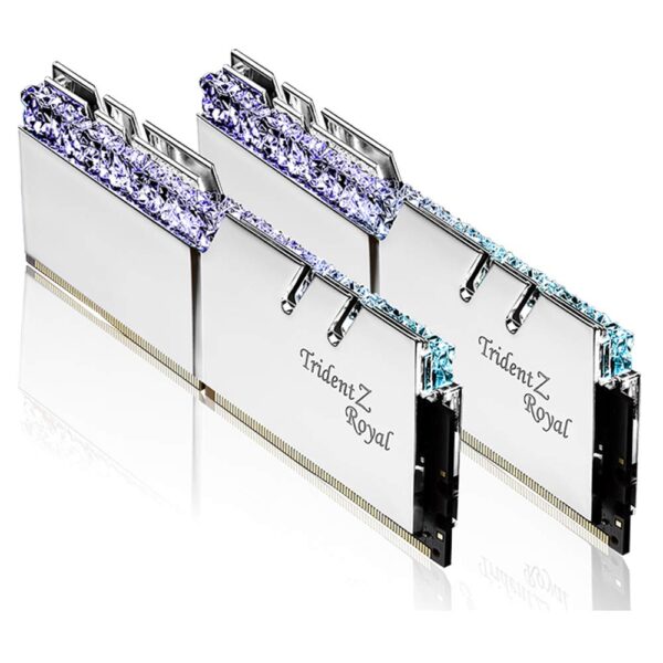 G.Skill 32 GB (2 x 16 GB) DIMM DDR4 Trident Z Royal RGB PC4-25600 (3200 MHz) (wit) F4-3200C16D-32GTRS