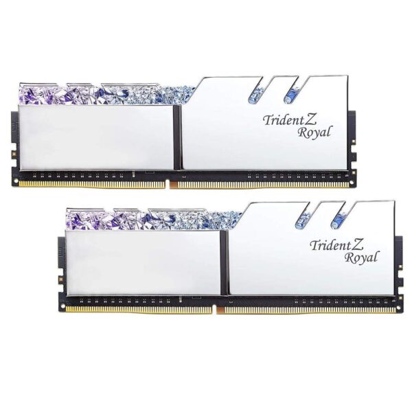 G.Skill 32 GB (2 x 16 GB) DIMM DDR4 Trident Z Royal RGB PC4-25600 (3200 MHz) (wit) F4-3200C16D-32GTRS