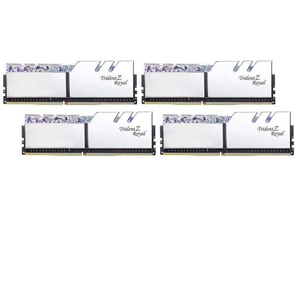 G.Skill 32 GB (2 x 16 GB) DIMM DDR4 Trident Z Royal RGB PC4-25600 (3200 MHz) (wit) F4-3200C16D-32GTRS