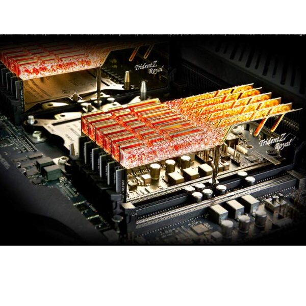 G.Skill 32 GB (2 x 16 GB) DIMM DDR4 Trident Z Royal RGB PC4-25600 (3200 MHz) (wit) F4-3200C16D-32GTRS