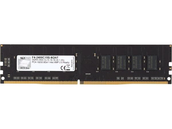 Gskill F4-2400C15S-8GNT Memory D4 2400 8GB C15 NT 1x 8GB, 1.2V