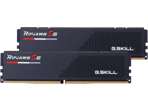 G.SKILL Ripjaws S5 Series (Intel XMP 3.0) 32GB (2x16GB) 6000MT/s CL30-40-40-96 1.35V DDR5 RAM Desktop computer memory UDIMM - Matt Black (F5-6000J3040F16GA2-RS5K)