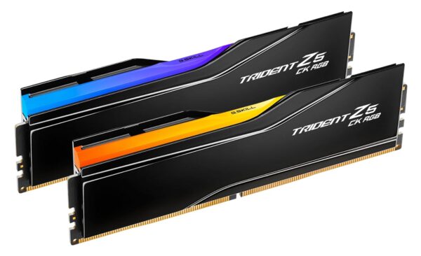 G.SKILL Trident Z5 CK RGB-serie (Intel XMP 3.0) DDR5 RAM 48 GB (2x24GB) 8800MT/s CL42-55-55-140 1.45V desktopcomputergeheugen CUDIMM - Mirror Black (F5-8800C4255H24GX2-TZ5CRK)