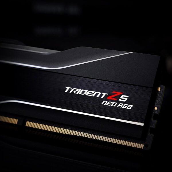 G.Skill Trident Z5 NEO RGB Series (AMD Expo) 64GB (2 x 32GB) 288-Pin SDRAM DDR5 6000 CL32-38-96 1.40V Dual Channel Desktop Memory F5-6000J3238G32GX2-TZ5NR (Matte Black)