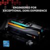 G.SKILL Trident Z5 RGB Series (Intel XMP 3.0) DDR5 RAM 32GB (2x16GB) 6000MT/s CL30-40-40-96 1.35V Desktop Computer Memory UDIMM - Matt Black (F5-6000J3040F16GA2-TZ5RK)