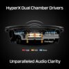 HyperX 4P5D4AA Cloud Alpha Wireless - Gaming Headset voor PC, 300 uur batterijduur, DTS Hoofdtelefoon: X Ruimtelijke Audio, Geheugenschuim, Dual Chamber Drivers,...