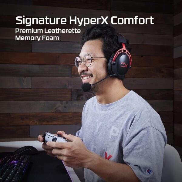 HyperX 4P5D4AA Cloud Alpha Wireless - Gaming Headset voor PC, 300 uur batterijduur, DTS Hoofdtelefoon: X Ruimtelijke Audio, Geheugenschuim, Dual Chamber Drivers,...