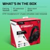 HYPERX 519T1AA Cloud Stinger 2 – Lichtgewicht over-ear headset met microfoon, Swivel-to-mute-functie, 50 mm drivers, pc-compatibel, zwart