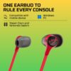 HyperX Cloud Earbuds II, bekabelde gaming-oordopjes, 14 mm driver, geïntegreerde microfoon, 4 oordopjes, 3,5mm-aansluiting, incl. harde etui, voor pc, console, mobiele...