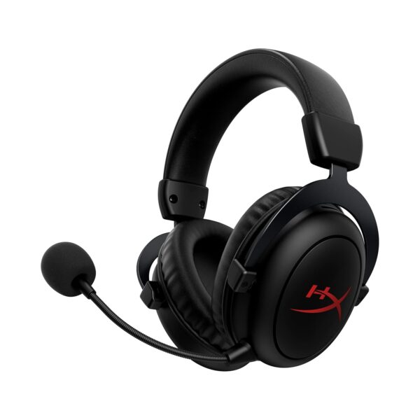 HyperX Cloud II Core Wireless Gaming Headset voor PC, DTS Headphone: X Space Audio, visco-elastische oorkussens, zwart