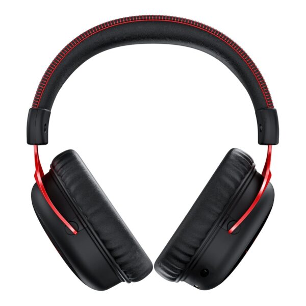 HyperX Cloud II draadloze gamingheadset voor PC, Xbox Series X|S, Xbox One, lange batterijduur tot 30 uur, 7.1 surround sound, afneembare ruisonderdrukkende microfoon, zwart/rood