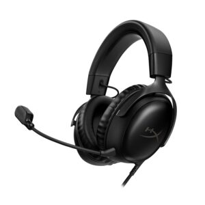 HYPERX Cloud III bekabelde gamingheadset PC PS5 Xbox-serie X|S schuine drivers van 53 mm DTS Memory Foam Stevig frame Ultraheldere microfoon van 10 mm USB-C USB-A 3,5 mm