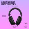 HYPERX Cloud III bekabelde gamingheadset PC PS5 Xbox-serie X|S schuine drivers van 53 mm DTS Memory Foam Stevig frame Ultraheldere microfoon van 10 mm USB-C USB-A 3,5 mm