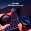HYPERX Cloud III - bekabelde gamingheadset, pc, PS5, Xbox Series X|S, schuine drivers van 53 mm, DTS, traagschuim, duurzaam frame, ultraheldere microfoon van 10 mm, USB-C,...
