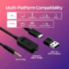HYPERX Cloud III - bekabelde gamingheadset, pc, PS5, Xbox Series X|S, schuine drivers van 53 mm, DTS, traagschuim, duurzaam frame, ultraheldere microfoon van 10 mm, USB-C,...
