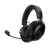 HyperX Cloud III S Draadloze gaming-headset, multiplatform, 2,4 GHz, bluetooth, batterijduur tot 120 uur, 2,4 GHz, 53 mm kanteldriver, 10 mm afneembare microfoon, zwart